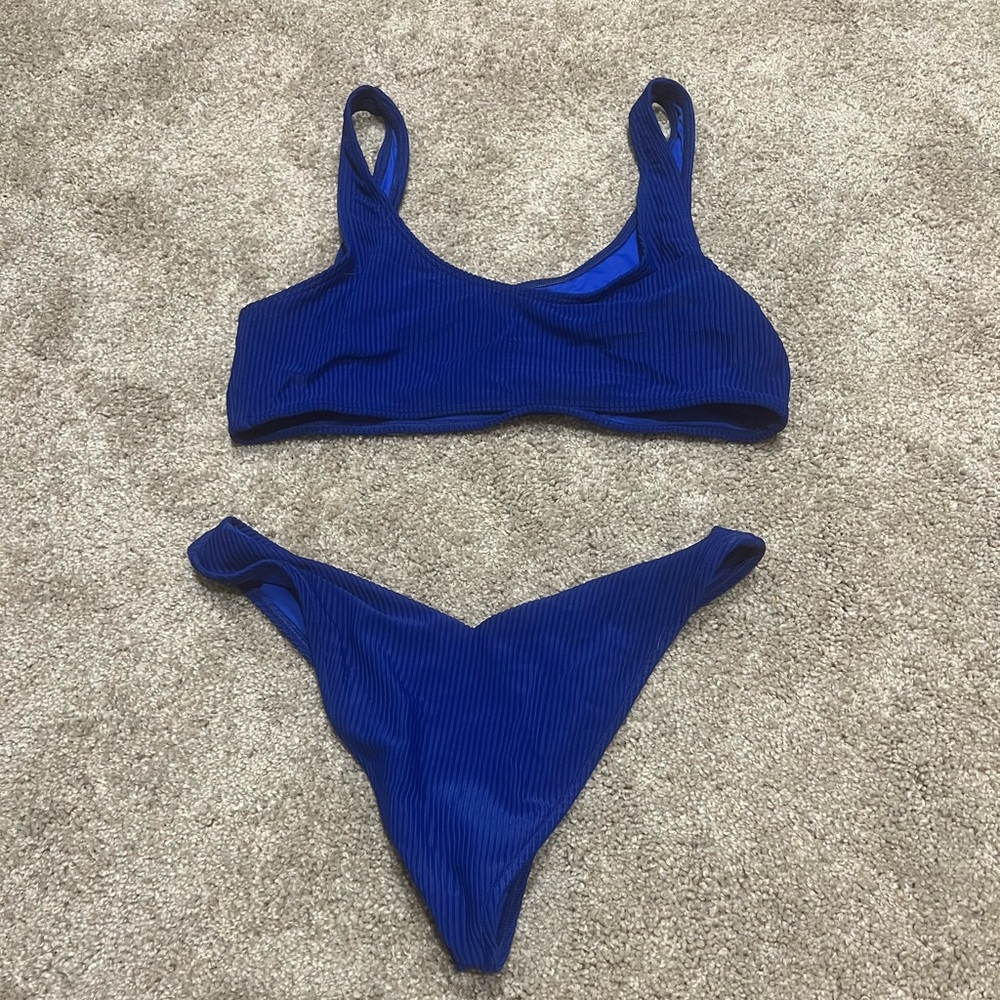 Frankie’s Bikinis Blue bikini